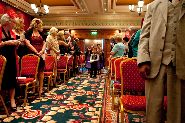 Walking down the aisle