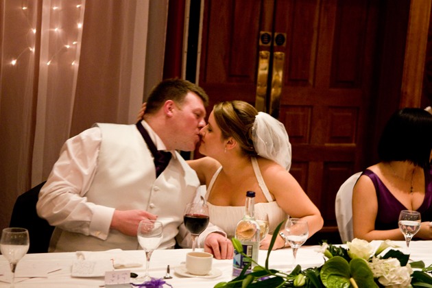 After a lovely speech, Pauls gets a kiss from Anne